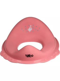   Tryco - WC szűkítő csúszásgátlóval - Hattyú Ivy - Rózsaszín
