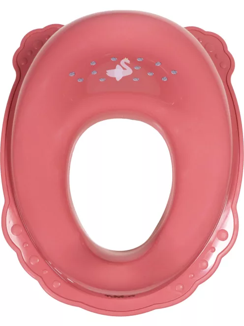 Tryco - WC szűkítő csúszásgátlóval - Hattyú Ivy - Rózsaszín