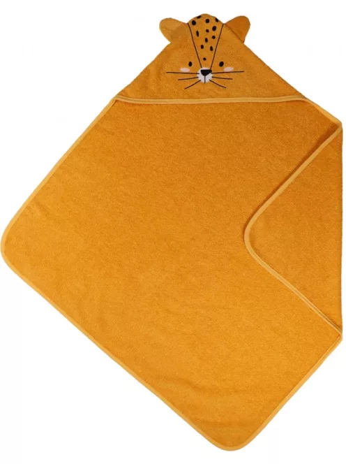 Blush & Blossom Leopárd Lenny kapucnis törölköző