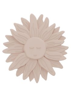   Label-Label -Silicone & Wood napraforgó alakú rágóka- Rózsaszín