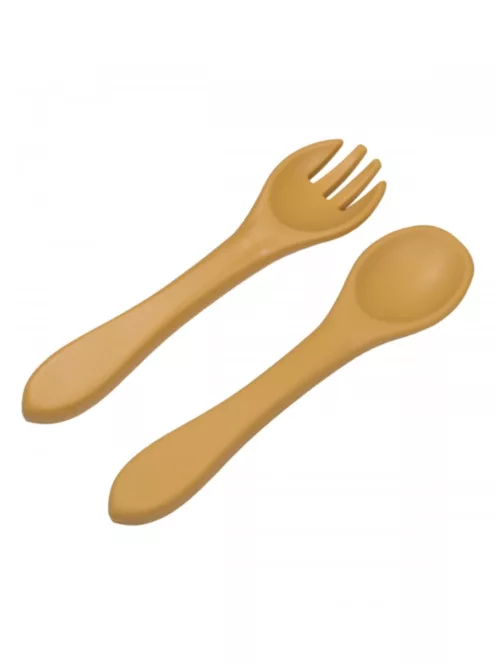 Tryco - szilikon evőeszköz készlet arany színű