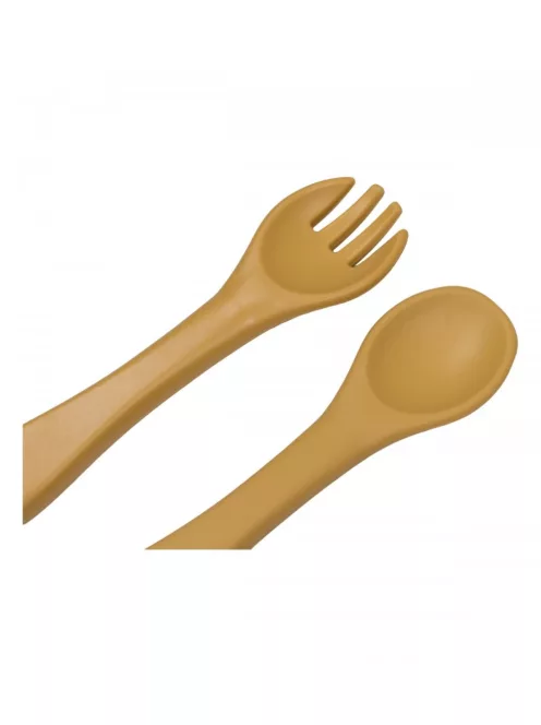 Tryco - szilikon evőeszköz készlet arany színű