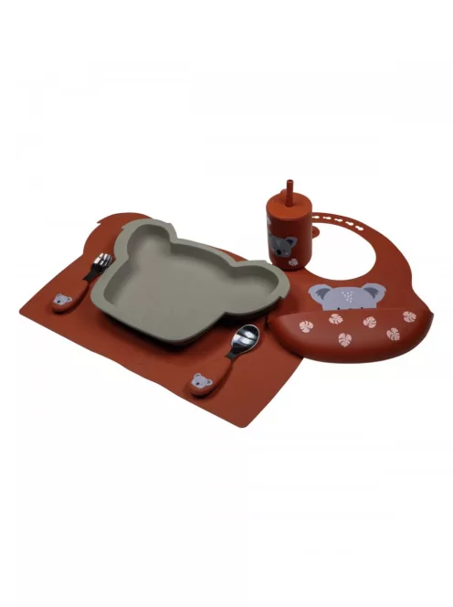 Tryco - rozsdamentes acél evőeszköz készlet koalás