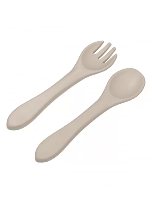 Tryco - szilikon evőeszköz készlet homok színű