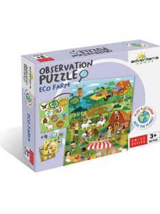 Játékos megfigyelő puzzle - Környezettudatos farm