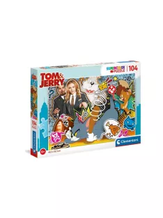   Clementoni - 104 db-os puzzle - SuperColor puzzle -Tom és Jerry (27518