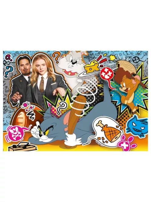Clementoni - 104 db-os puzzle - SuperColor puzzle -Tom és Jerry (27518
