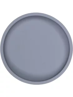 Tryco - szilikon tányér kerek szürke színű