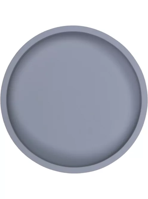 Tryco - szilikon tányér kerek szürke színű