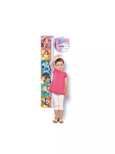   30 db-os Supercolor fali magasságmérő Puzzle - Disney hercegnők