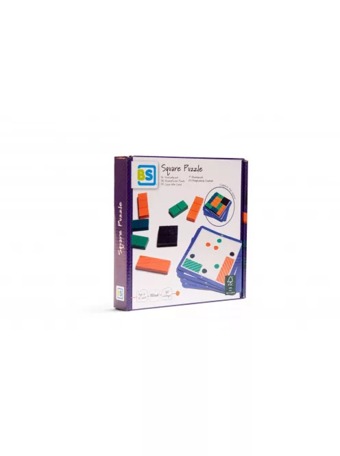 Négyzetes kirakó - BS Toys