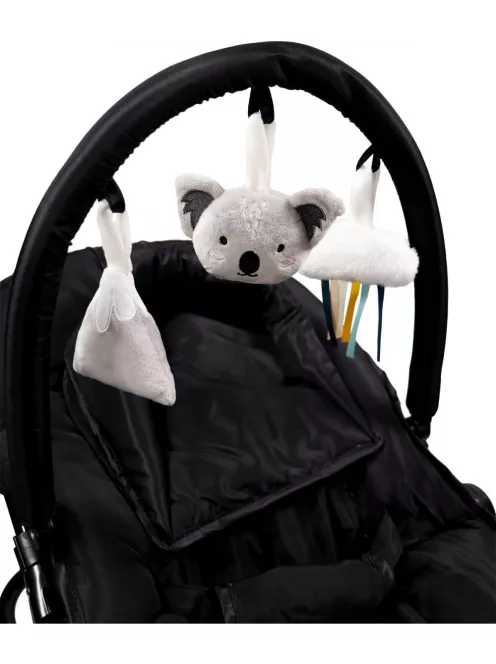 Fekete koalás baba pihenőszék- Tryco babáknak