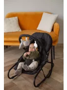 Fekete koalás baba pihenőszék- Tryco babáknak