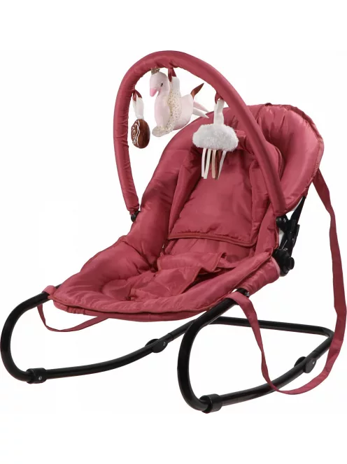 Hattyús baba pihenőszék rózsaszín- Tryco babáknak