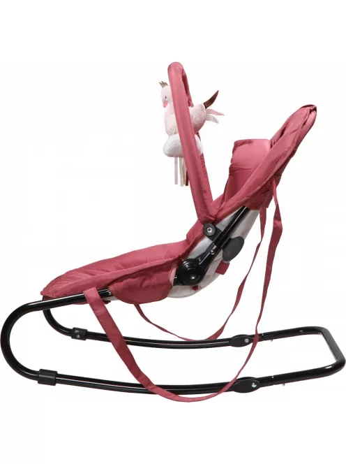 Hattyús baba pihenőszék rózsaszín- Tryco babáknak