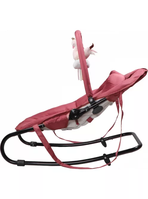 Hattyús baba pihenőszék rózsaszín- Tryco babáknak