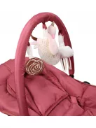 Hattyús baba pihenőszék rózsaszín- Tryco babáknak