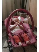 Hattyús baba pihenőszék rózsaszín- Tryco babáknak