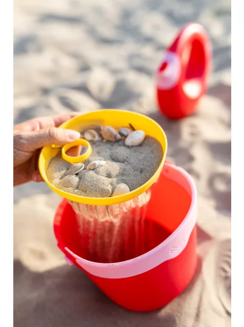 Quut- Bucki homokozó és strandolós vödör -cherry