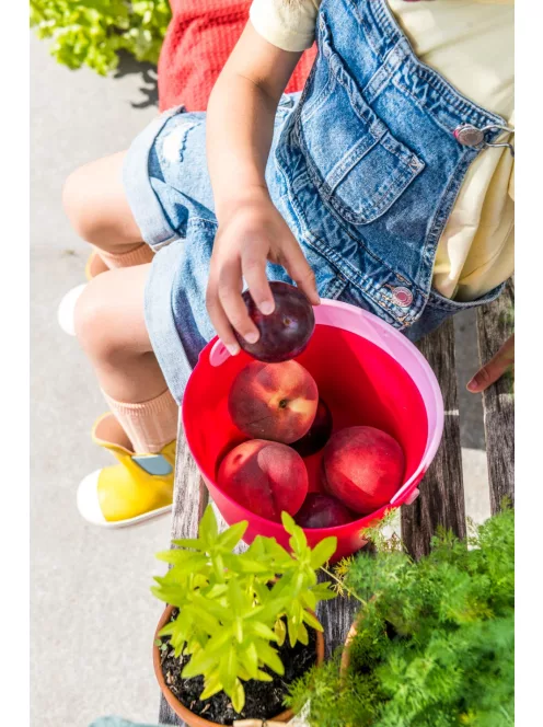 Quut- Bucki homokozó és strandolós vödör -cherry