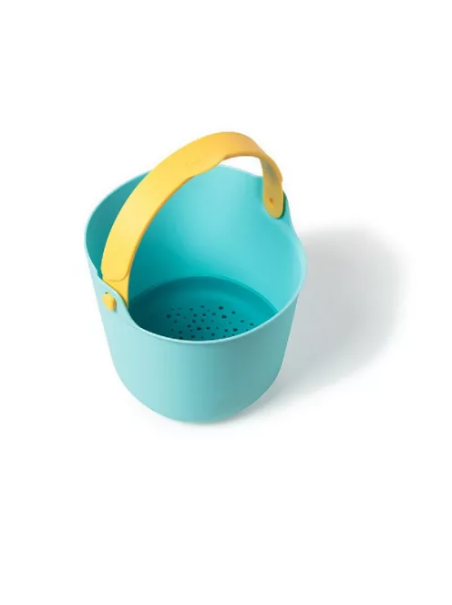 Quut- Bucki homokozó és strandolós vödör - lagúna kék + banánsárga