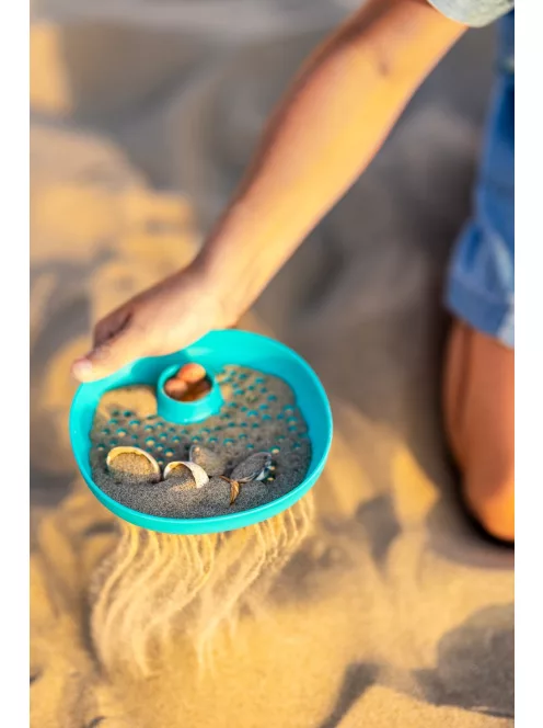 Quut- Bucki homokozó és strandolós vödör - lagúna kék + banánsárga