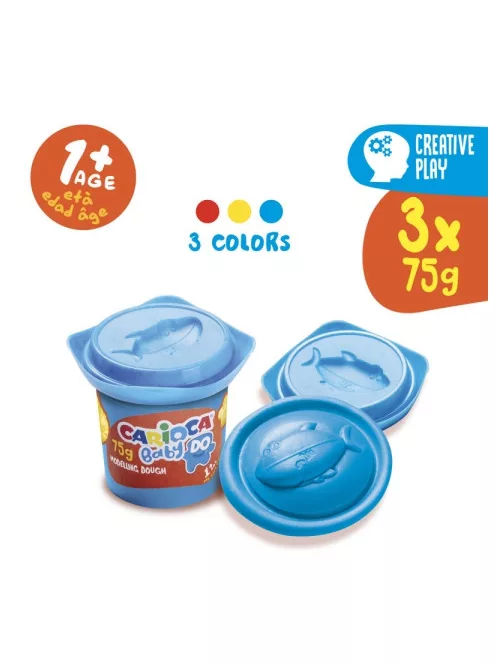 Carioca - Baby Do 3 darabos színes gyurma szett
