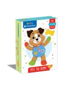 Barátom Pete kutyus - plüss bébijáték dobozban Clementoni