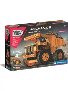   CLEMENTONI Science&Play Mechanikai laboratórium Bányászati ​​autók 2 az 1-ben