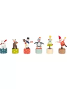 Táncoló karácsonyi figurák