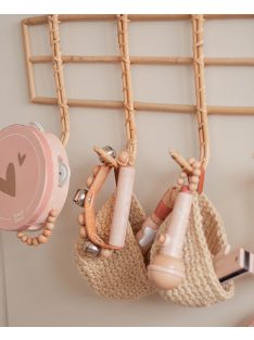 Label Label - Fa Csörgő hangszer - Rózsaszín