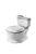 Tryco - Wc alakú bili, öblítő hanggal - szürke