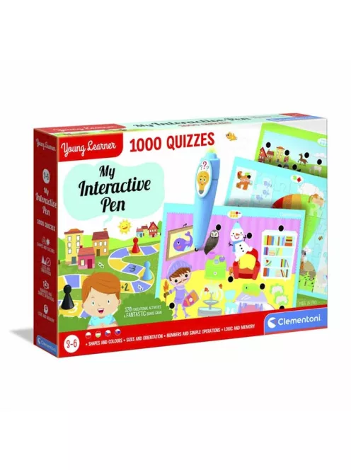 Clementoni - 1000 kvíz - Az interaktív tollam - ismeretterjesztő játék