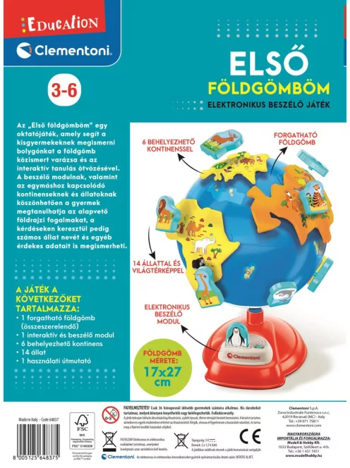 Clementoni - Első földgömböm - Interaktív