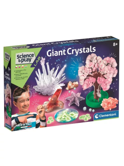 Clementoni - Óriás kristály - Tudományos játék