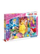 Clementoni Puzzle Brilliant 104 db-os - Hercegnők