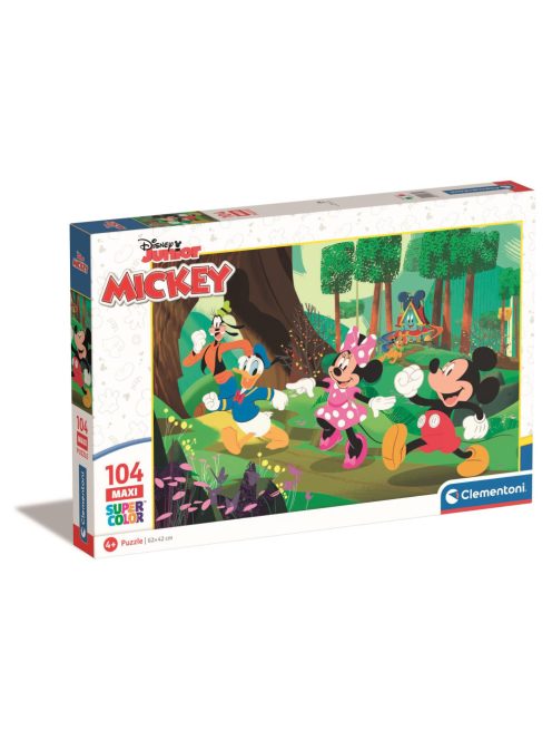 Clementoni Puzzle  Maxi 104 db-os Mickey és barátai