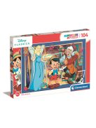 Clementoni Puzzle  104 db-os Disney klasszikusok - Pinocchio