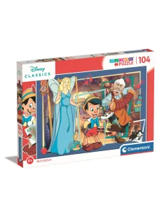Clementoni Puzzle  104 db-os Disney klasszikusok - Pinocchio