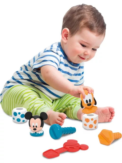 Clementoni 17814 - Build and Play szerelő játék Disney Mickeyvel