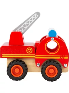 Legler - Fa tűzoltó autó gumikerékkel