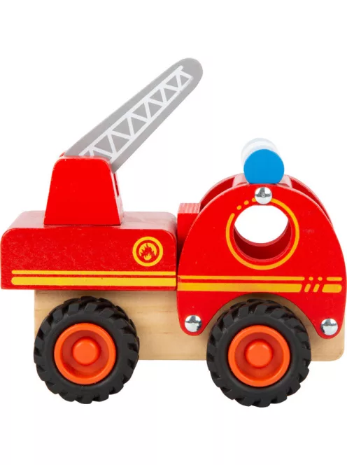 Legler - Fa tűzoltó autó gumikerékkel