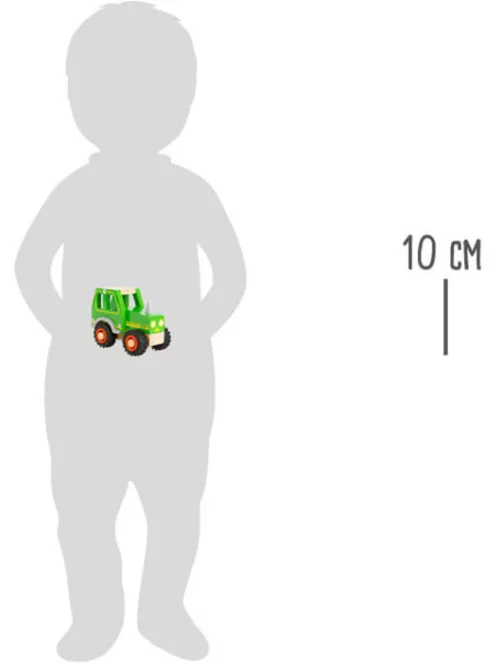 Legler - Fa traktor gumikerékkel