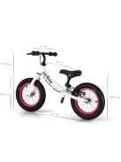 Cariboo Adventure futóbicikli - White/Pink