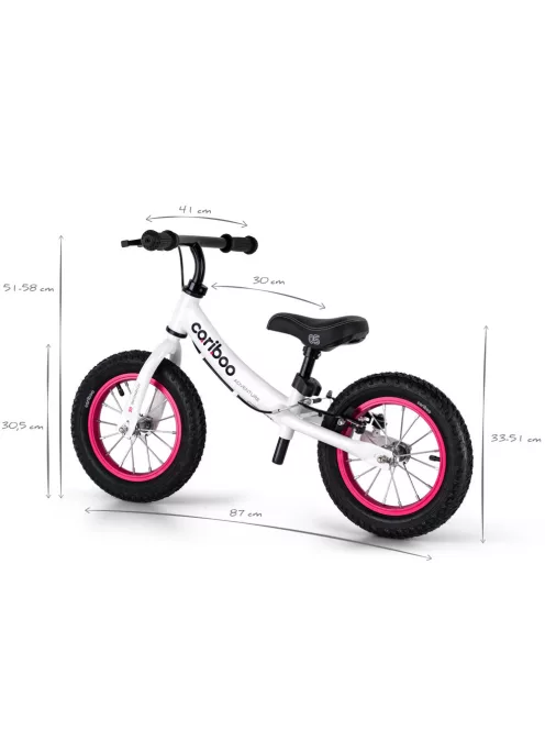 Cariboo Adventure futóbicikli - White/Pink