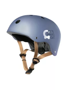   Cariboo bukósisak S méret, beépített lámpával - Navy/Coffee