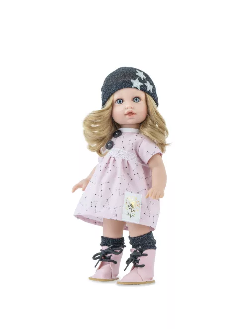 Marina&Pau baba - Carol csillagképes ruhában  díszdobozban