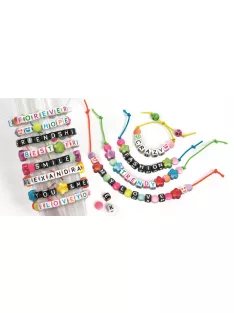 Clementoni - Crazy Chic message karkötő készítő szett