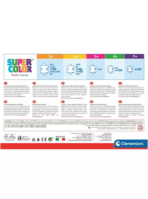 Clementoni puzzle - 24 db - MAXI - Boldog Dínó Oázis