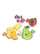 Clementoni -  Első kirakóm - Puzzle - 2-3-4-5 db - Gyümölcsök